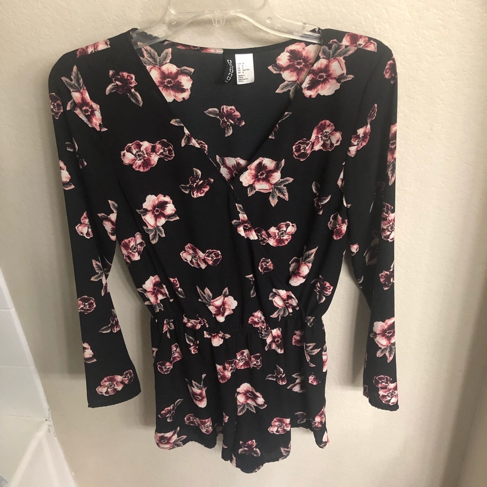 H&M Divided Floral Romper